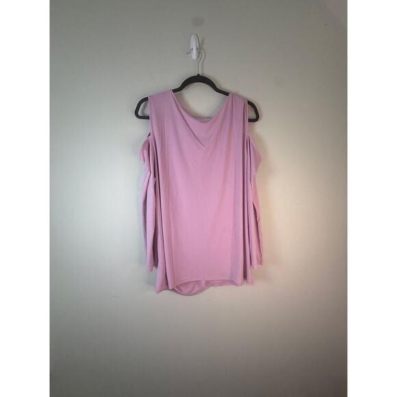 Jorge Perez Cold Shoulder Top - Lavender - Size 1X - NWT - Picture 3 of 9